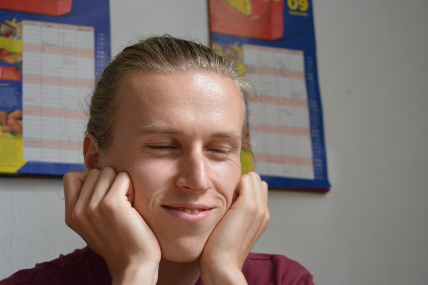 Niklas in tiefer spiritueller Versenkung